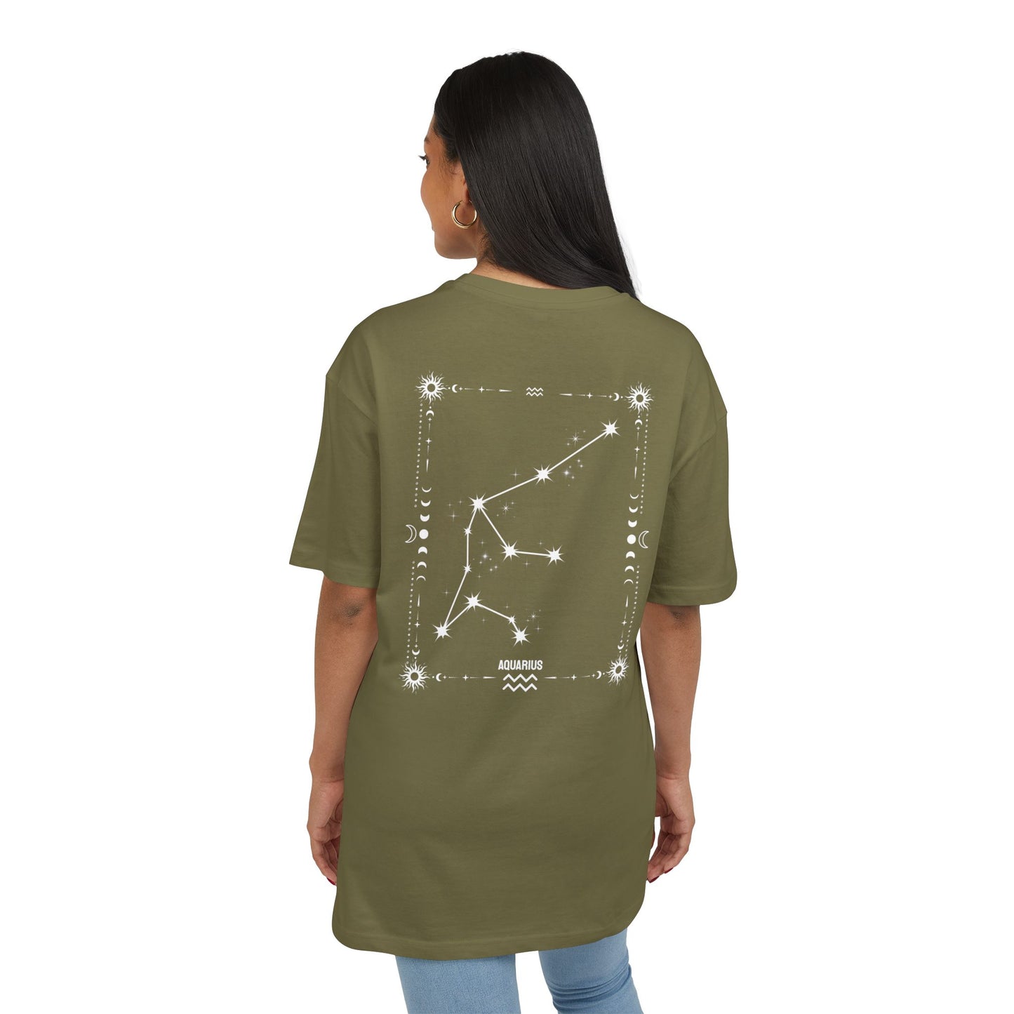 AQUARIUS – VESIMIES T-Paita Unisex | Oversized Fit